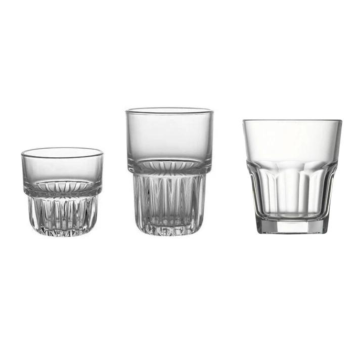 Newest Customized High Quality Exquisite Transparent Glassware Glass Cups For Drinking