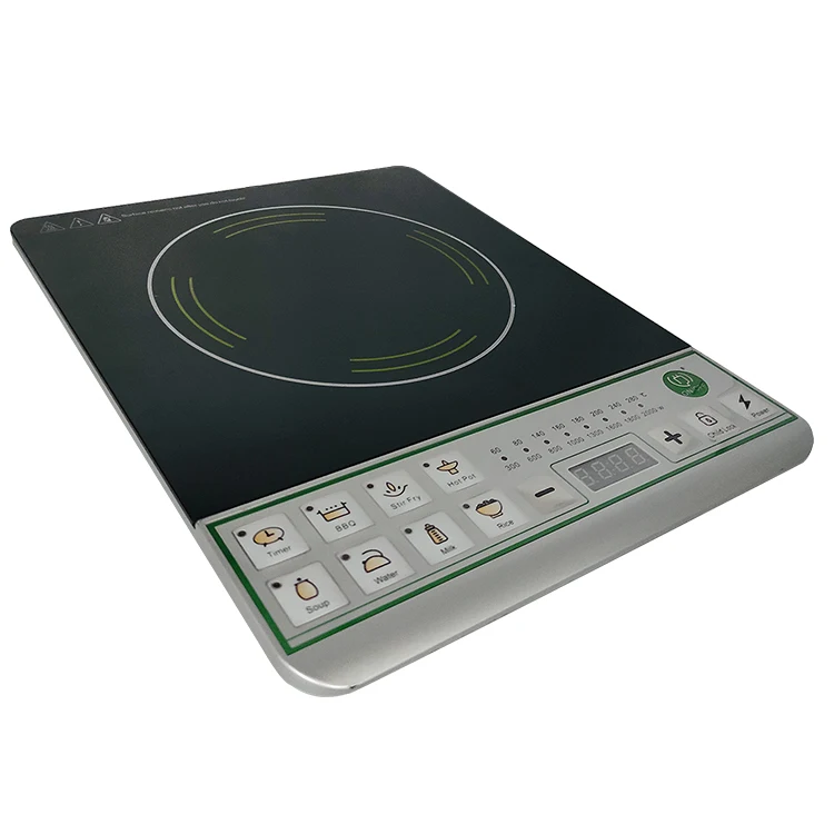 single high quality press button induction adapter plate 2000w power electric chula home use cooker with kc certified