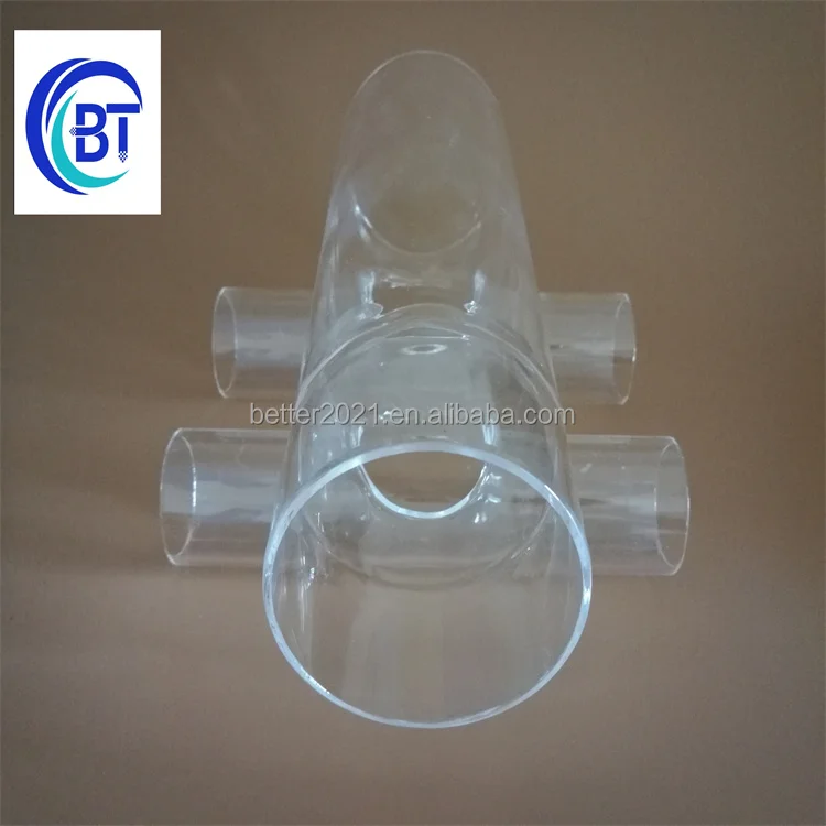 
Manufacturer custom-made special-shaped quartz glass tube quartz glass quartz instrument 