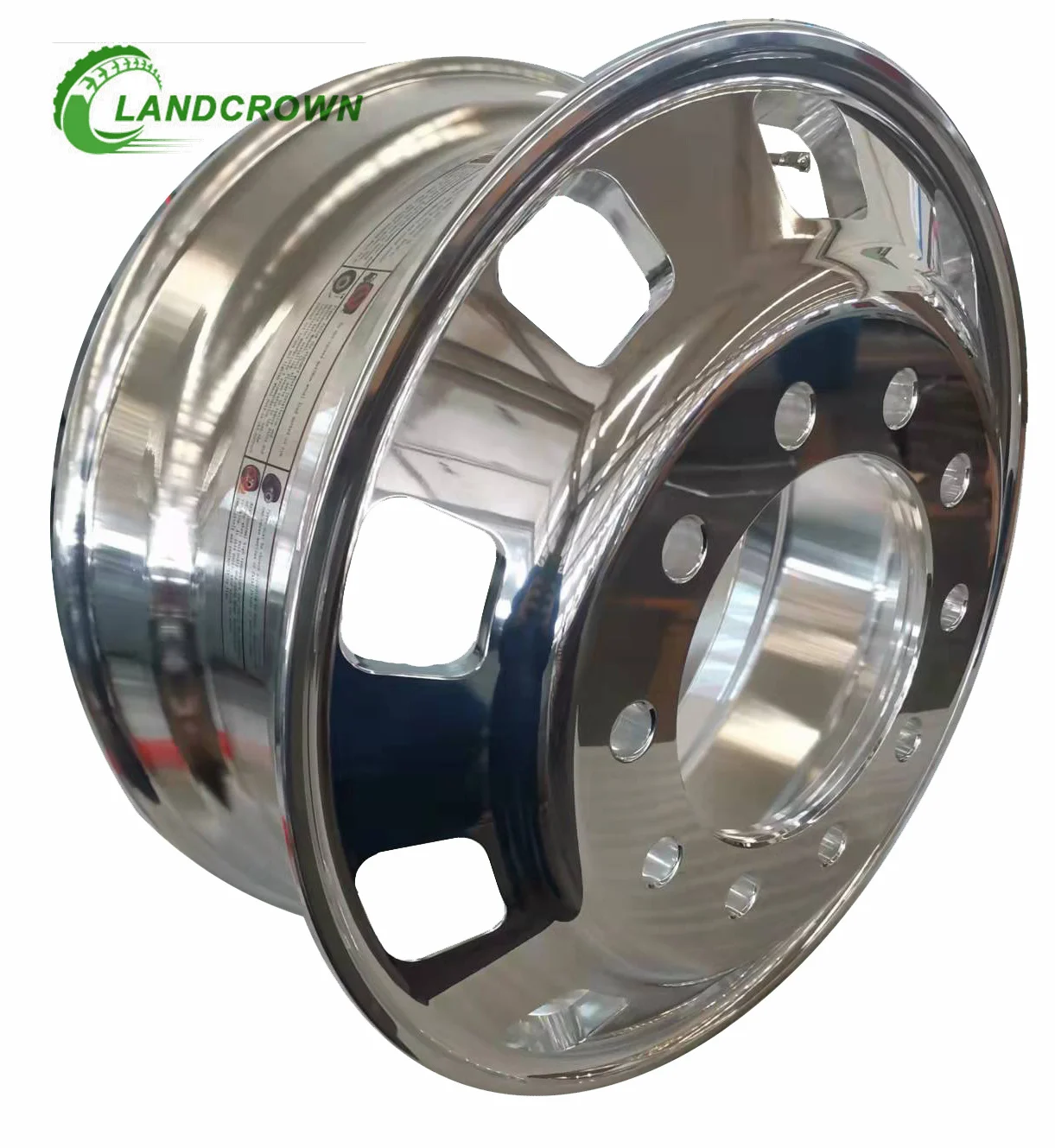 Factory Direct Sales 24.5 Inch 24.5x8.25 Forged Alloy And Aluminum Tubeless Heavy Duty Truck Wheel Rim For Truck Tire 11R24.5