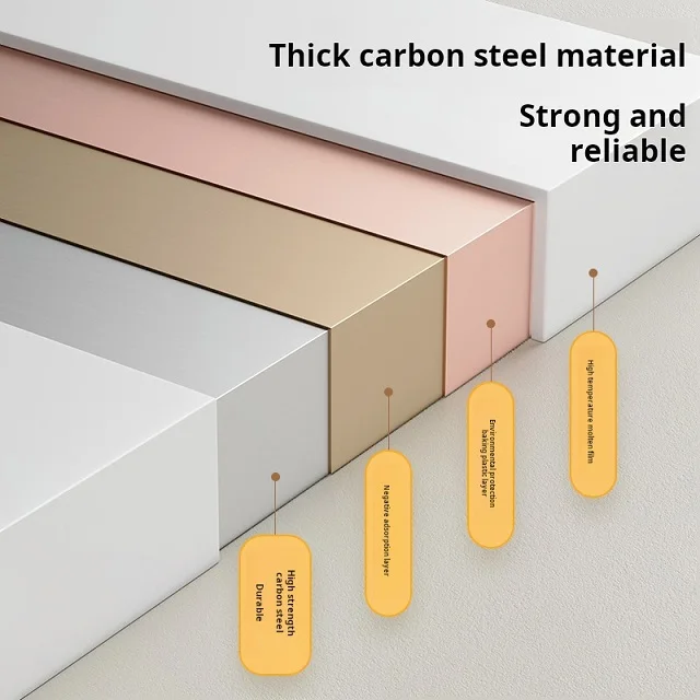 120*12cm Wall-Mounted One-Line Storage Rack Carbon Steel Wall Photo Shelf Decorative Floating Shelves For Living Room Black