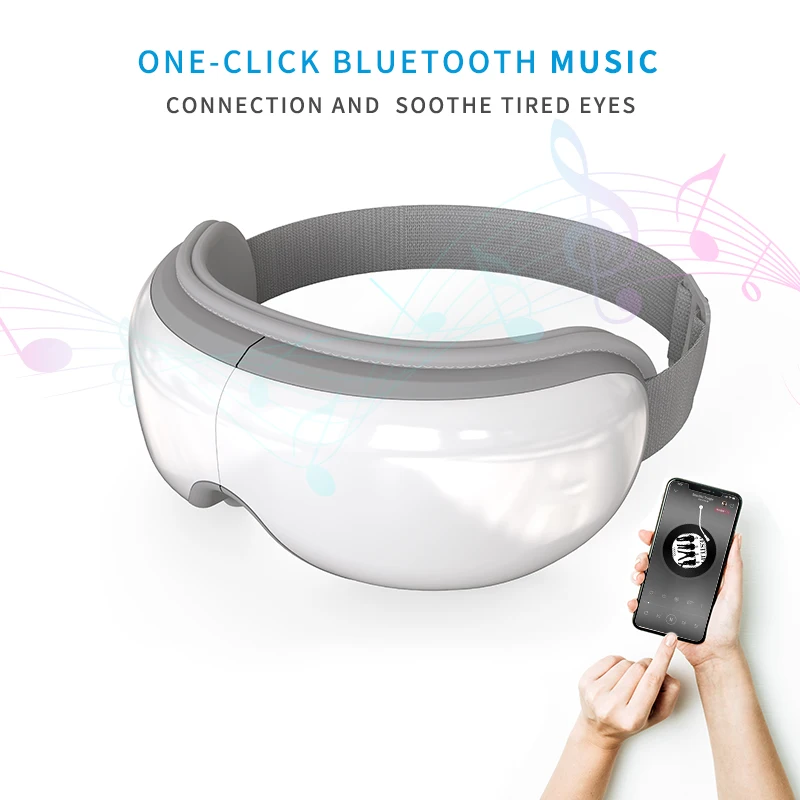 Amazon Hot Selling Renpho Smart Beauty Eye Massager machine  Heat Compress Vibrating Air Pressure 4 Modes Electric Eye Massager