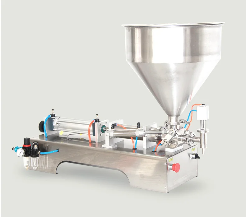 Оборудование для производства меда горизонтальная машина розлива пасты с одной головкой Меда и крема