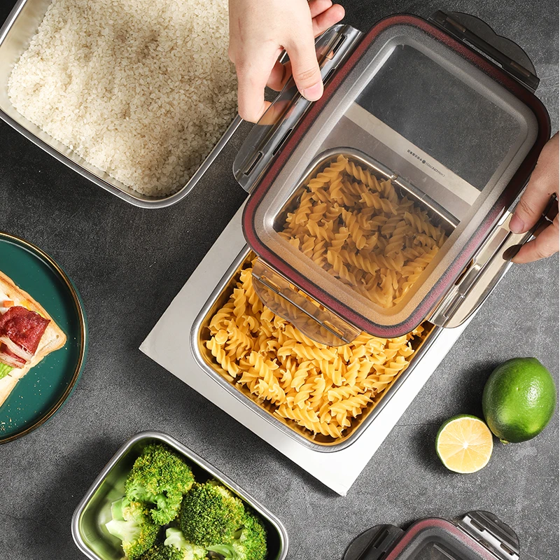 Promotion Storage Food Containers Kitchen Clear Container Stainless Bento Boxbento Boxbreastmilk Cooler Bag Steel Lunch Box
