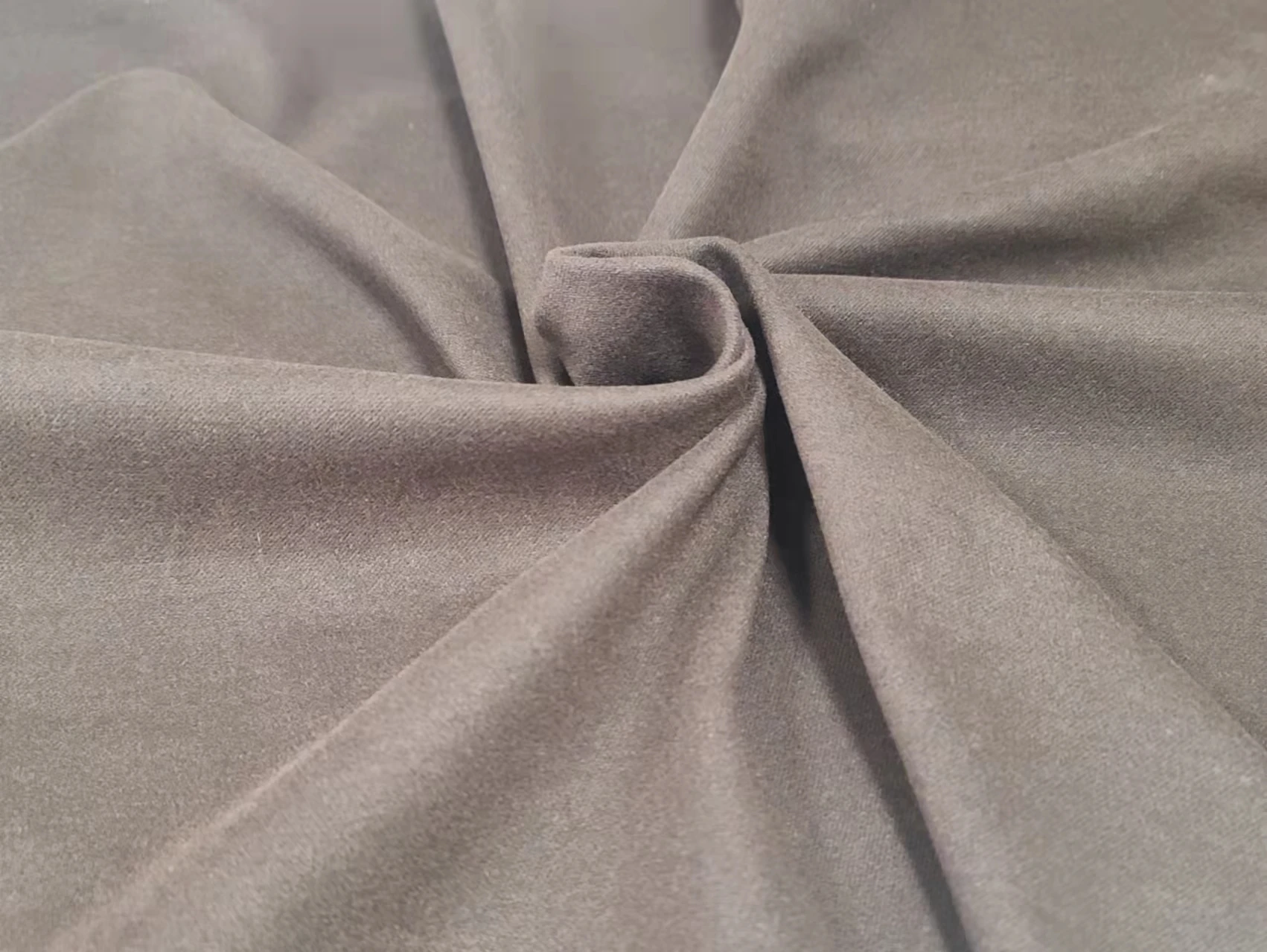 400gsm woolen cloth fabric plain coating Single sided wool fabric