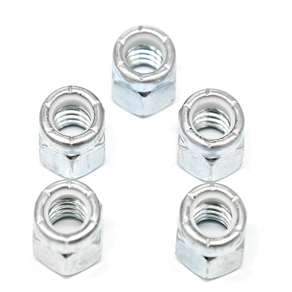 M5-M24 DIN985 din982 SS304 410 316 inconel625 c276 B8 углеродистая сталь анти-рыхлые гайки Nylock 1-1/4 нейлоновые стопорные