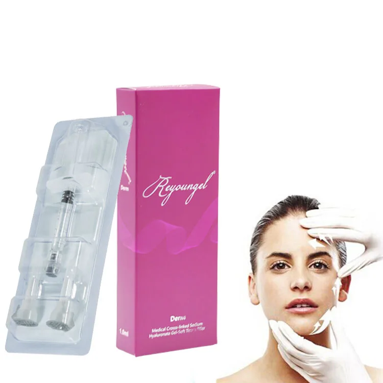 Hot Sales Dermal Filler 1ml 2ml Fillers Injection Lip Face Hyaluronic Acid Gel 10ml Derm for Body