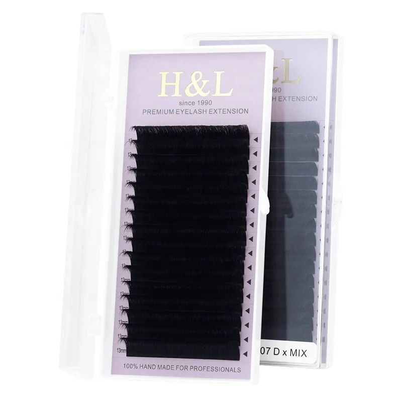 Korea pbt super soft C/CC/D/DD volume lashes private stickers auto easy fanning lashes