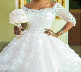 E0110TA57 Bestseller Off Shoulder Lace Elegant Bridesmaid Wedding Dress Sehe Fashion