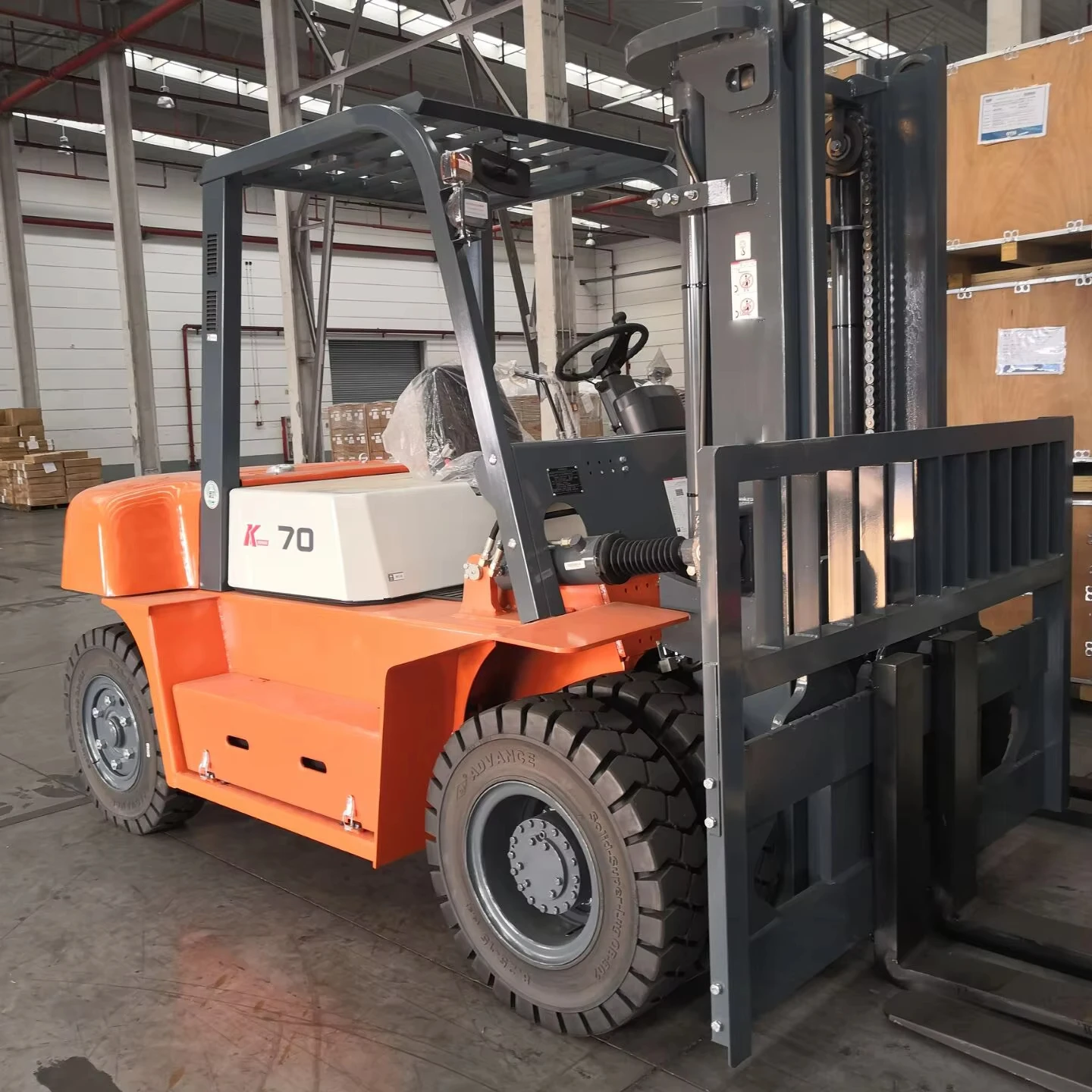 7.0 TON diesel Forklift CPCD70 With the Most Widely Used for Sale
