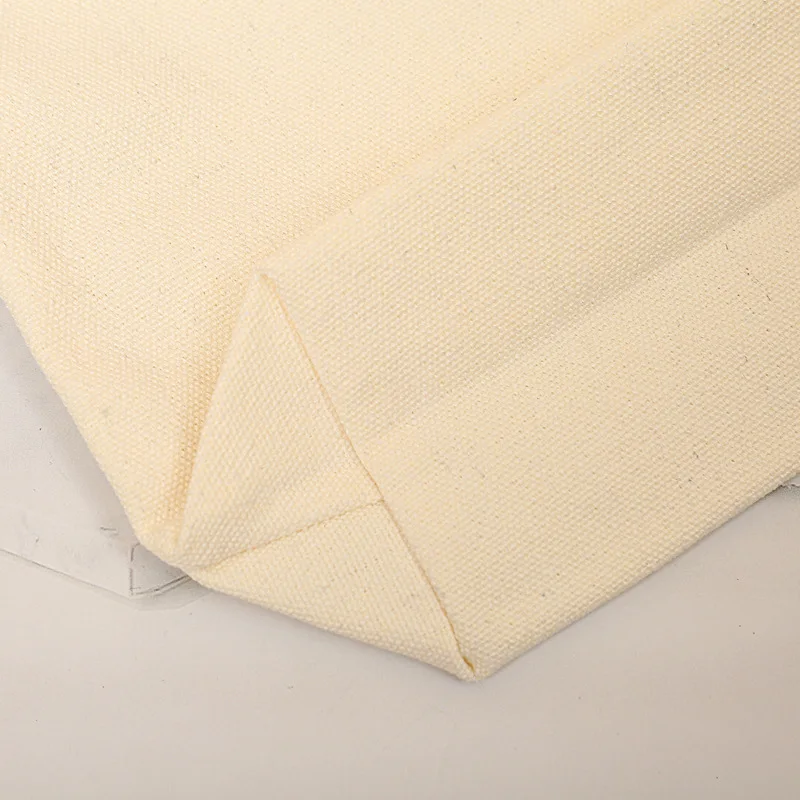 Custom Printed Eco Friendly Reusable Plain Organic Design Beige Black Cotton Canvas Cloth Bag Tote Shopping Bag With Logo