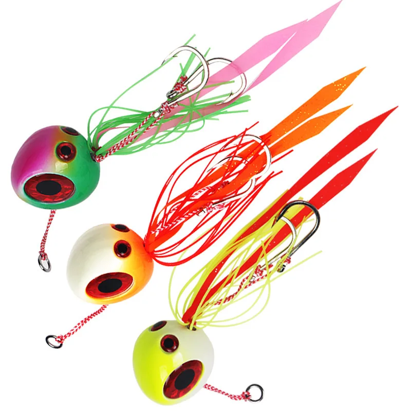 Newbility 60g 80g 100g 120g 150g 200g Inchiku Kabura Slide Jig Snapper Grouper Sea-bream Jig Head Jigging Lure