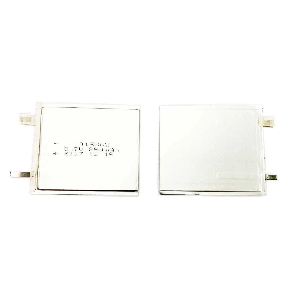 New Design Mini Size 3.7v Li-Ion Batteries Cells Ultra-thin 1mm 015362 250mAh Lipo Battery Rechargeable For Sale