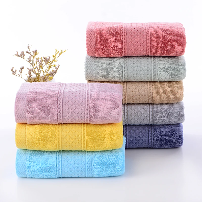 Factory direct sale 100% cotton towel, high quality jacquard towel, fashion absorbent and durable face towel cotton, soft