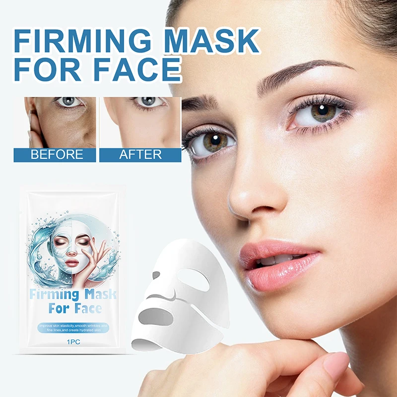 VE Glowing Skin Crystal Collagen Hydrogel Firming Moisturizing Whitening With Hyaluronic Acid Serum Face Sheet Mask