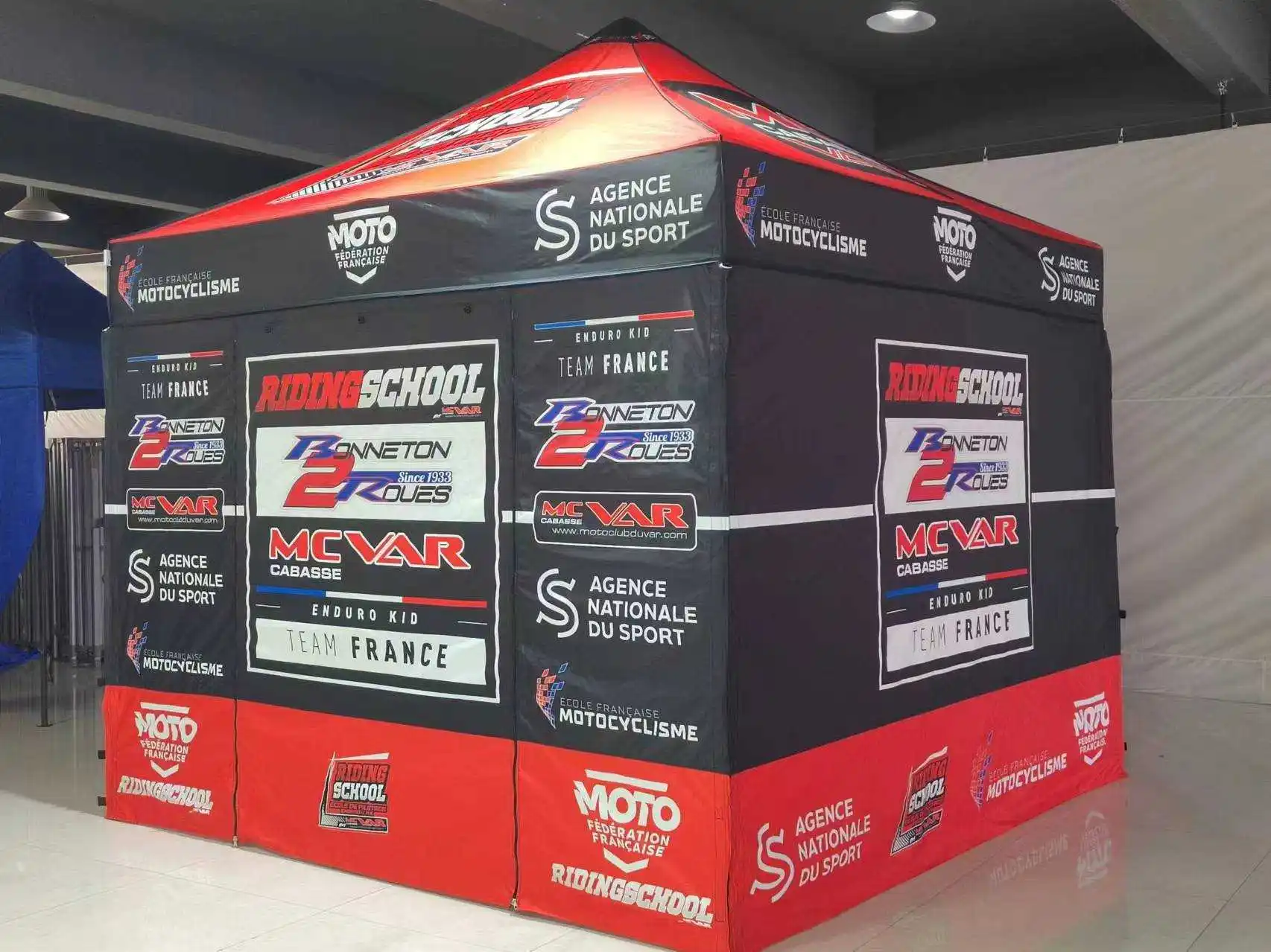 Maxcanopy Heavy duty Expert Pro Steel Advertising Tent Pop-Up Canopy Custom Logo Printing with Sidewall Garden Gazebo Trade Show