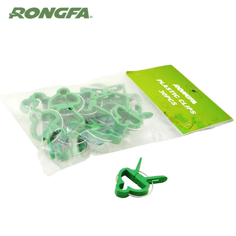 6.5 * 4.5 cm Green Garden grafting Clips flower and plant Fixture Clips Spring Garden Plant Support Clips