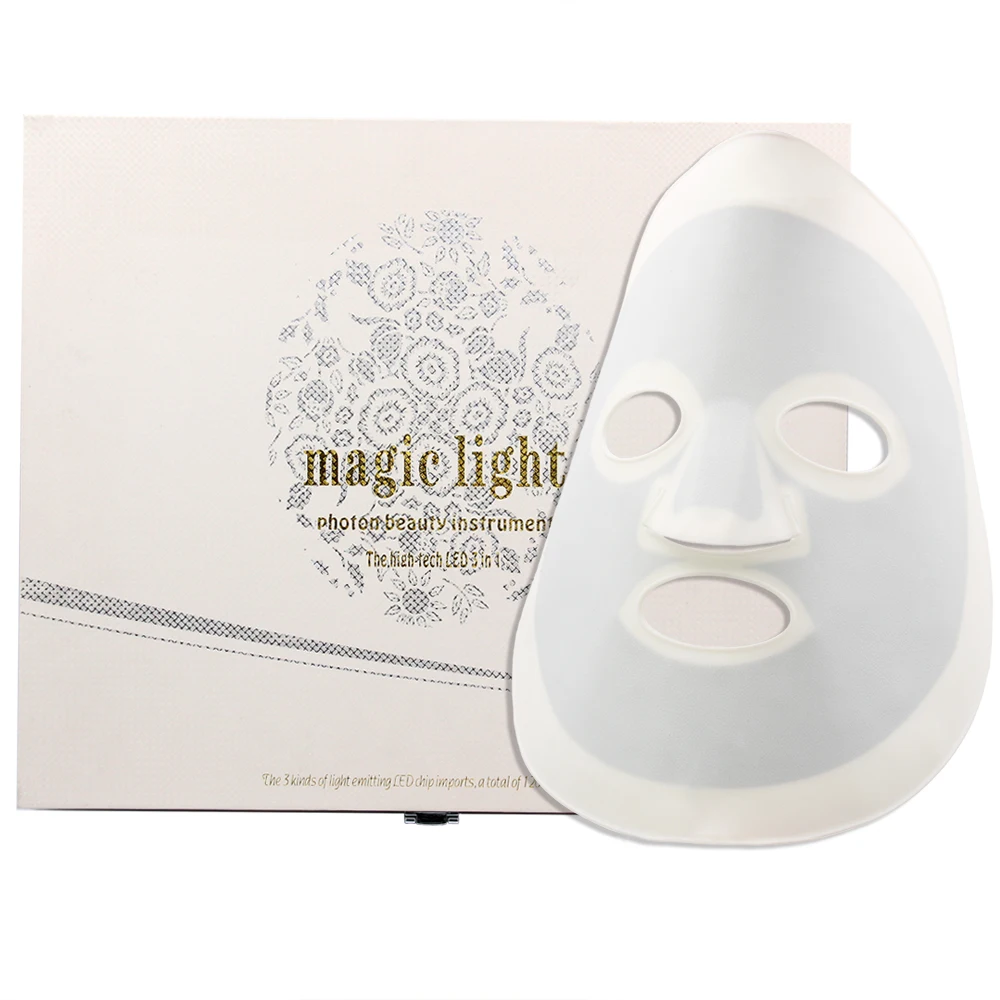 
light therapy 2021 washable silicone cover 3 colors led photon therapy facial mask 