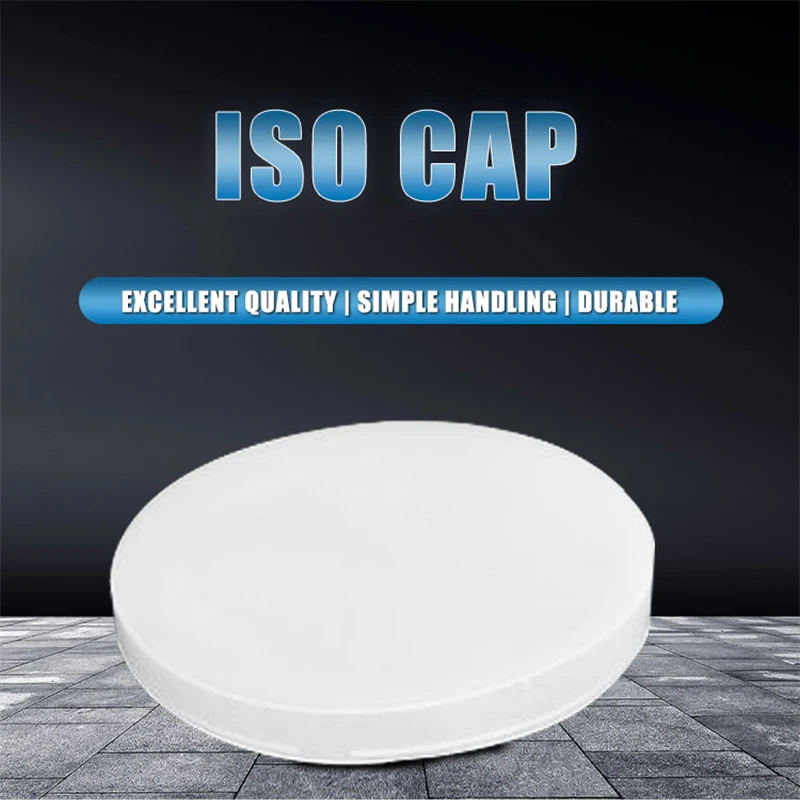 Supper Q Technology ISO cap in polyethylene for vacuum fitting blind or bored flange end cap