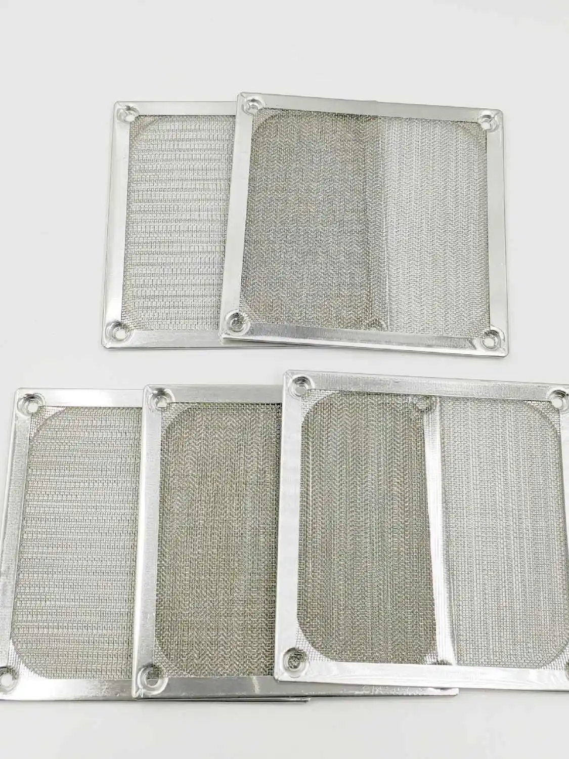 Stainless steel Metal Cooling Fan Grill Cover Radiating Protective Cover Net Filter Guard 120mm Fan Net