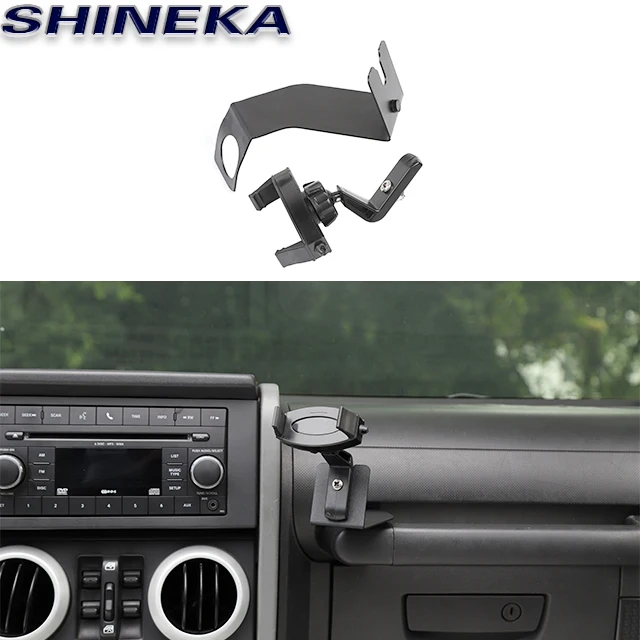 Car Auto Accessories Multifunctional Interphone Holder Cell Phone Clip For Jeep Wrangler JK 2007 - 2010