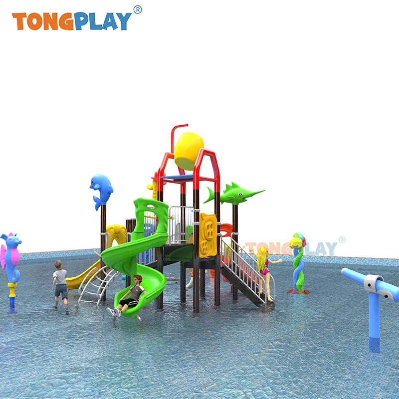 Outdoor Playground Amusement Park Slide Aqua Play Water Park Water Slide For Children Water Playground