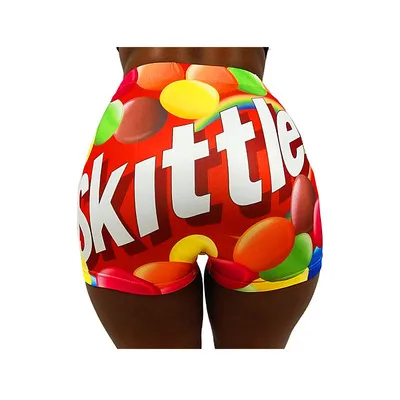 Сексуальная сумка, бедра, Размер 3XL, сетчатые красные шорты, женские горячие брюки с большими ягодицами, женские шорты