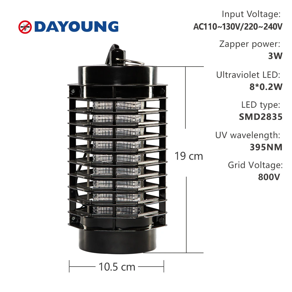  Hot Sale Electric LED Indoor Bug Zapper Insect Killer Mosquito