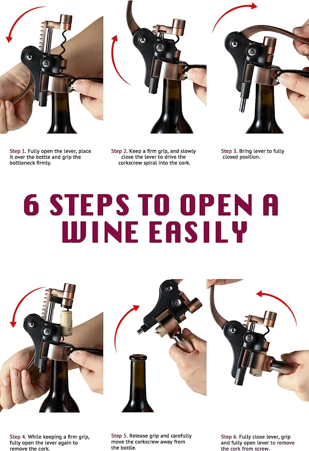 Wooden box wine opener gift set with 9 accessories hot selling