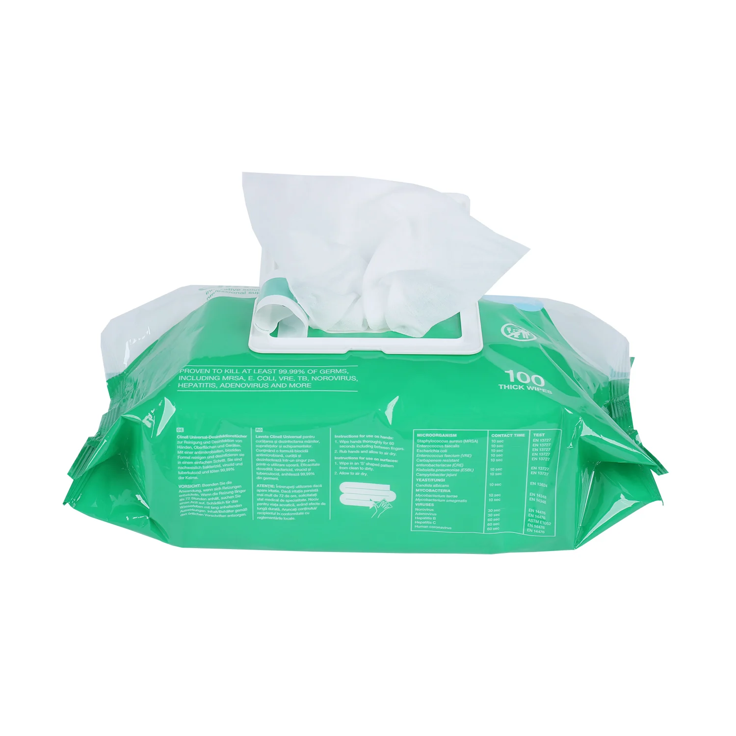 Factory Direct ODM/OEM 100Pcs Soft Eco Friendly Non-woven Safe cleansing antibacterial Wet wipes