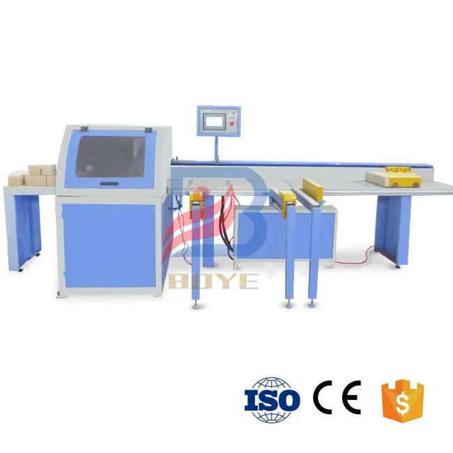 High accuracy wood cross cut saw machine