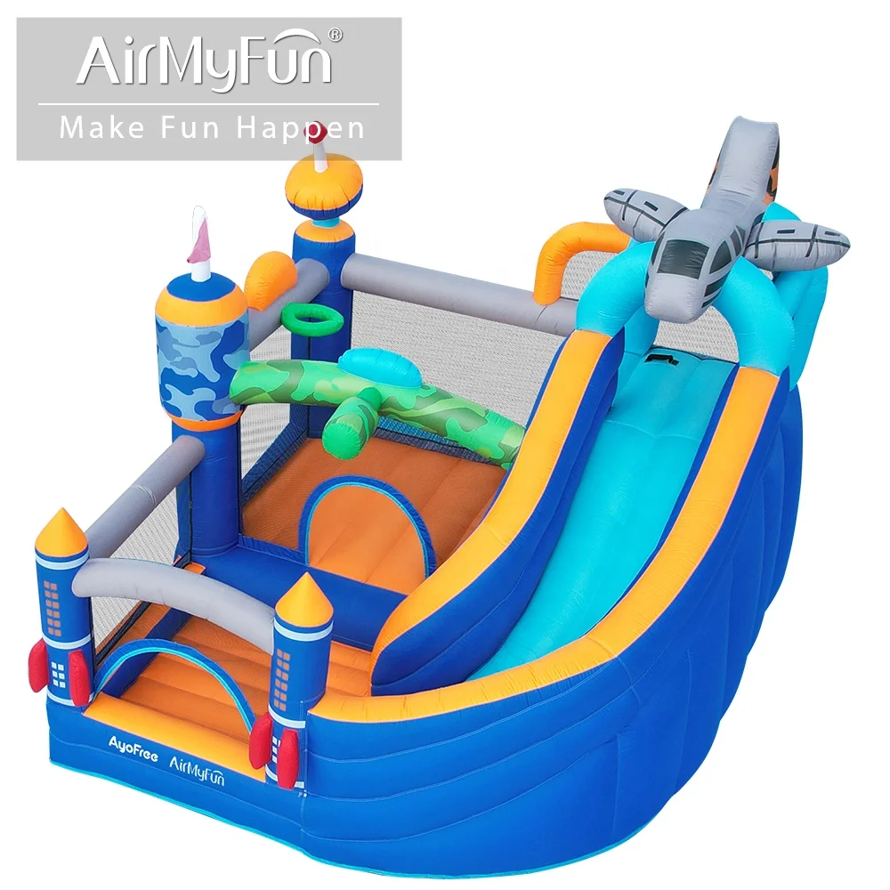 Inflatable Horse Bouncy Castle Bouncer Combo Indoor Outdoor Small Kid Unicorn Bounce House and Pool