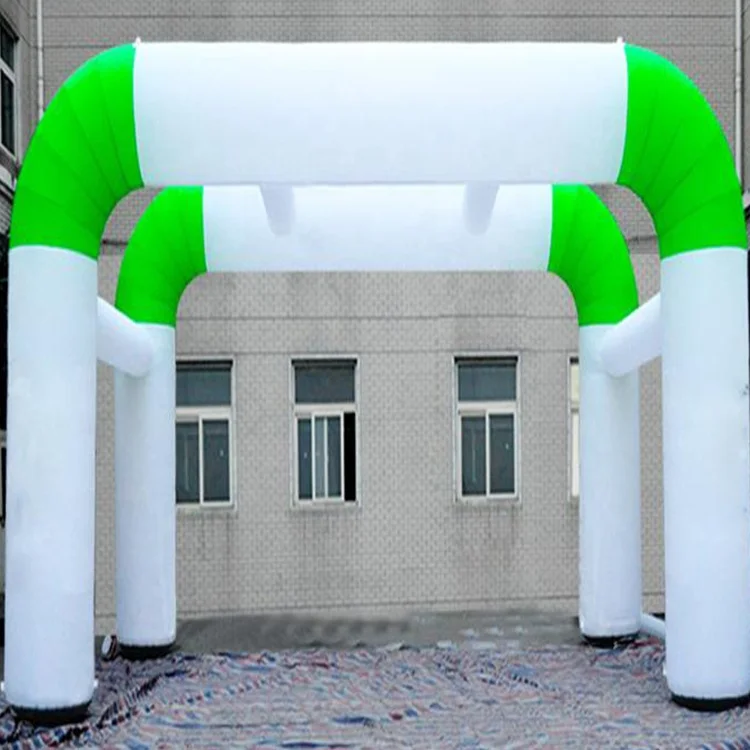 Wholesale Hgh Quality Double Tubes Durable Inflatable Entrance Arch Tent 4 Legs For Event