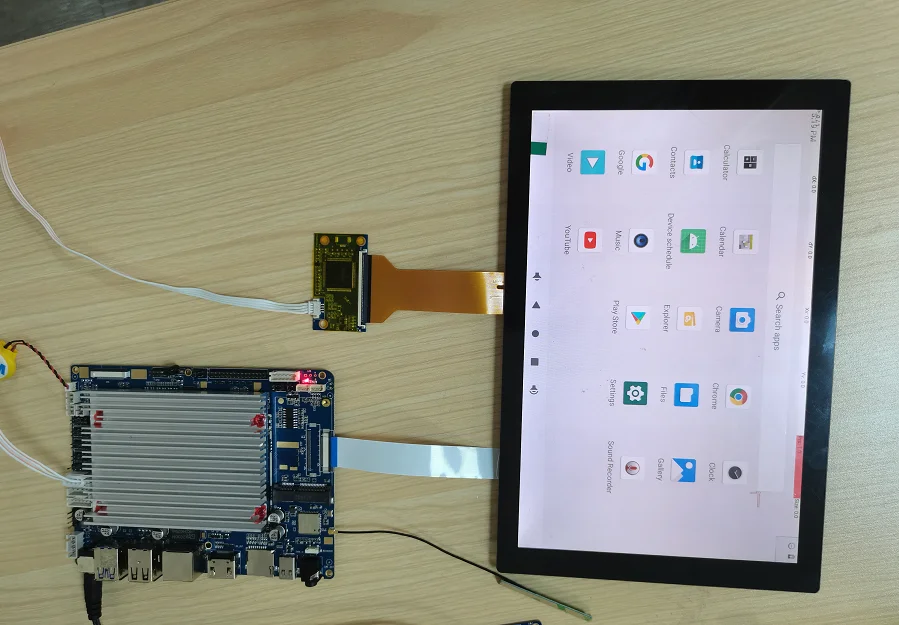 RK3399 Android 10 Mainboard With 8 USB, RS232, RS485 For Self Kiosk Vending Machine