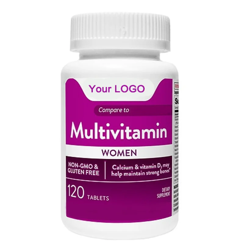 High Quality Private Label Multivitamin Tablets Nutrition Supplement for Women Multi Vitamins Pills Healthcare Supplement