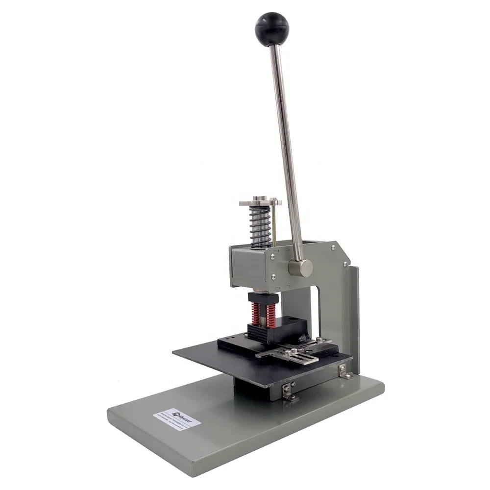 New Design Manual Paper Round Slot Hole Punching Machine for Plastic PVC Cardboard