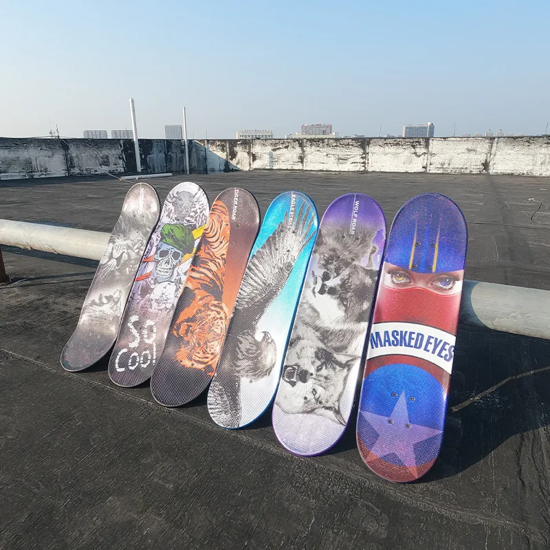 New Design Skateboards Collection Best Gift Youth Standard plastic Skateboards for Adults