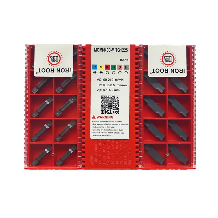 IRON ROOT MGMN400-M TG1225  Metal lathe Cutting Tool CNC Grooving Carbide Insert For Steel, Stainless steel