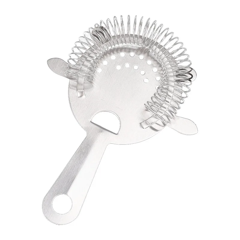 Wholesale Stainless Steel Cocktail Strainer Cocktail Mixing Strainer Ice Filter 201 304
