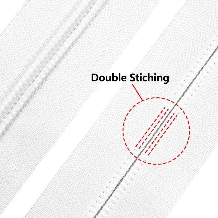 Nylon Cfc Zipper Rolls Size 7 Custom Zip Nylon Rainbow Zipper Tape 5 For Bag Garment Jacket No.5 Nylon Zipper Long Chain A Grade