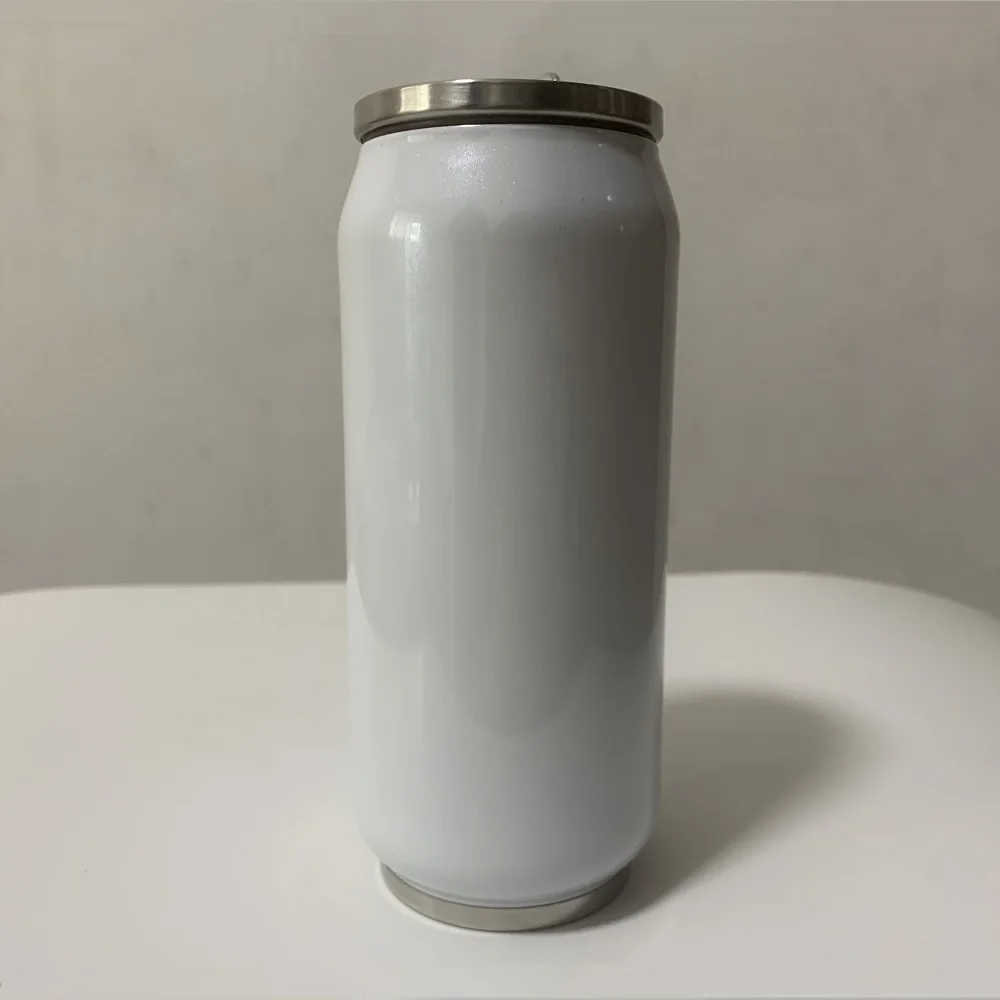 HOT Sale Double Wall  Vacuum Sublimation Printing Stainless Steel Travel Can Coffee Cup Cold Wine Cola 280ml