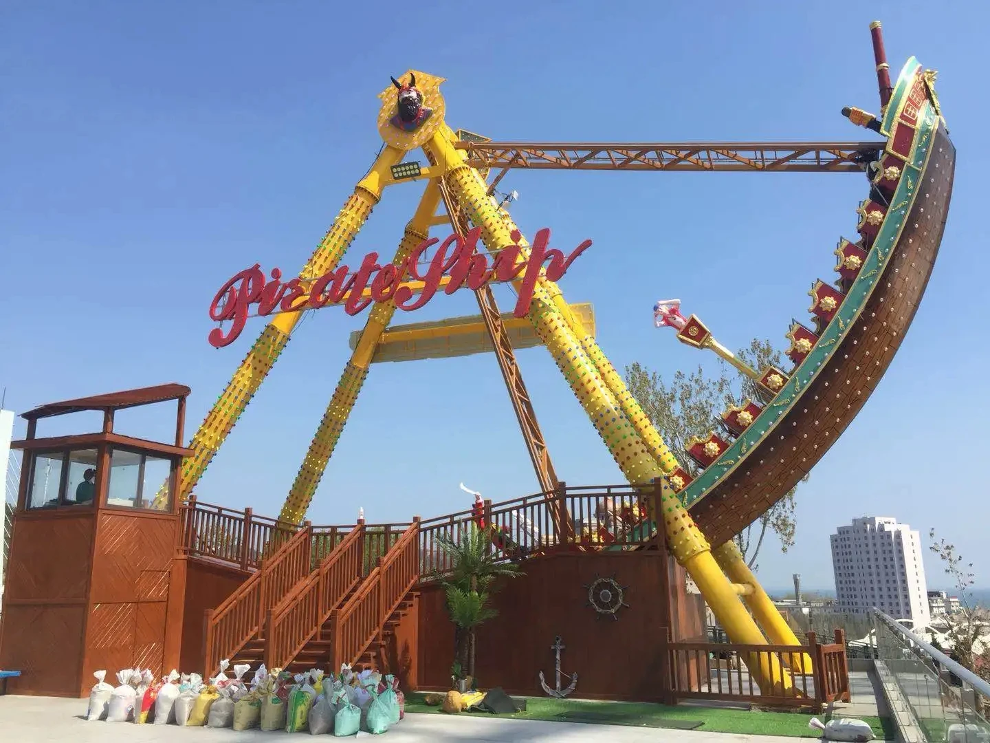 funfair rides game machine for children eelctrical mini pirate ship amusement outdoor park