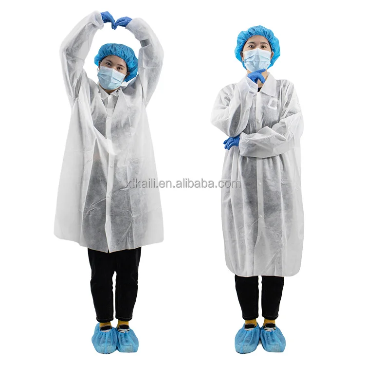 2022 Hot sell  Non Woven Isolation Gowns lab coat  Disposable Surgical Gowns