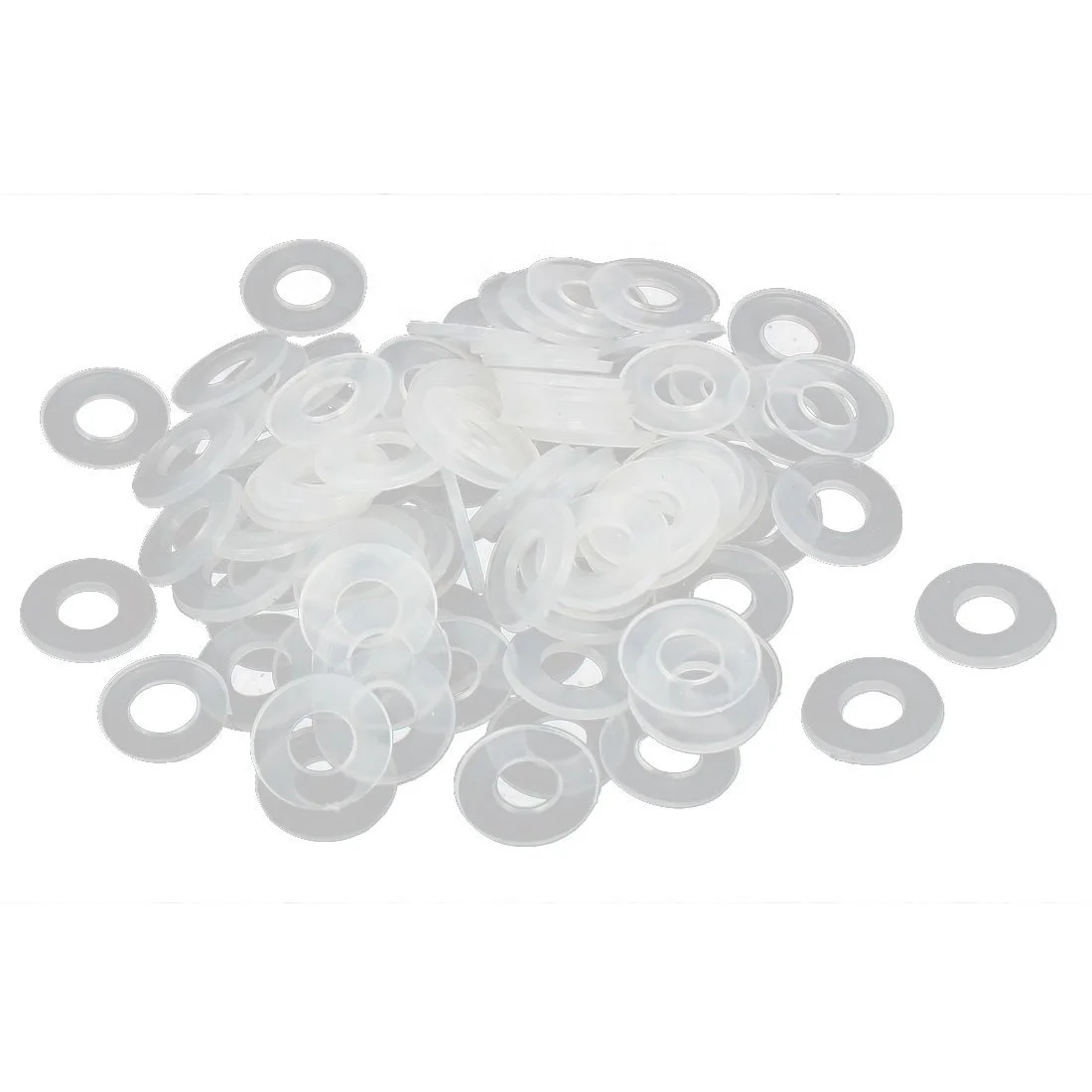 M2 M2.5 M3 M4 M5 M6 M8 M10 White Nylon Flat Washer Plastic Wahsers