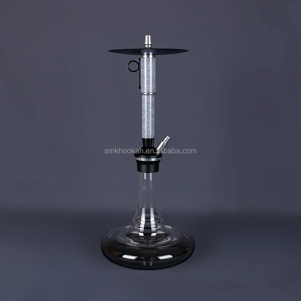 China Medium Size Hookah Shisha Square Manufacturer with Food Grade Silicone Rubber Hose Pipe