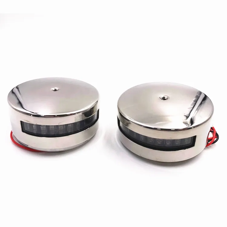Kayak Accessories 304 Stainless Steel marine led navigation lights for boats 12V 1.7W