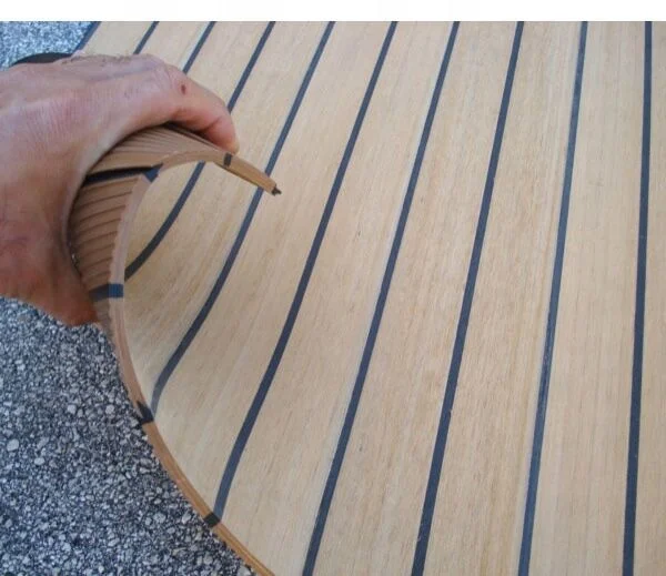 pvc rubber raw material boat decking flooring for yacht and ship