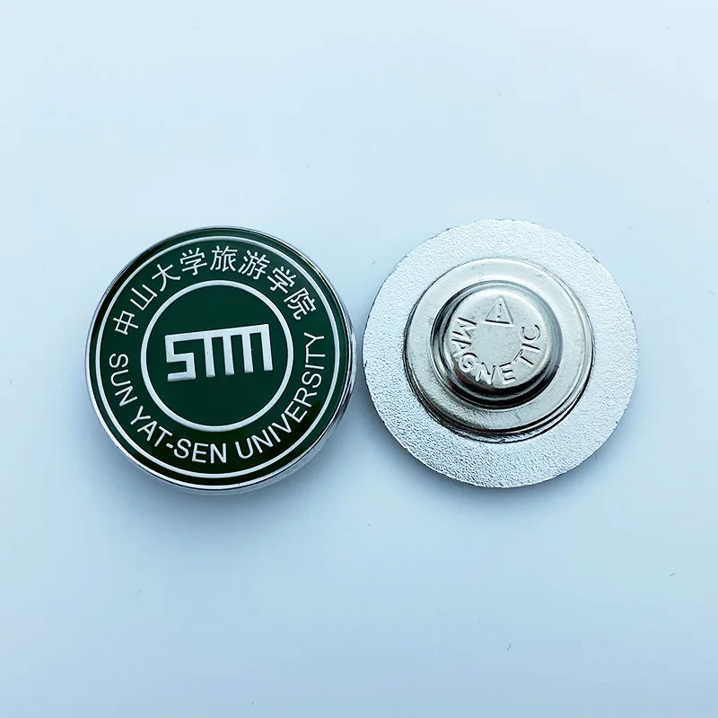 China Professional Metal Pin Badges Manufacturer Wholesale Custom Magnet Enamel Badge