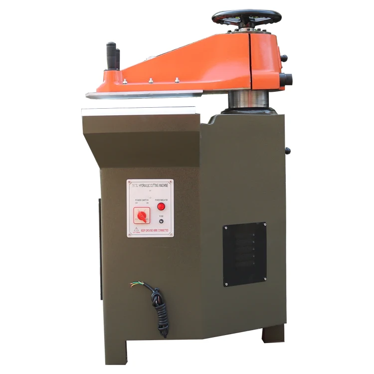 cheap manual leather clicker die cutter swing arm machine