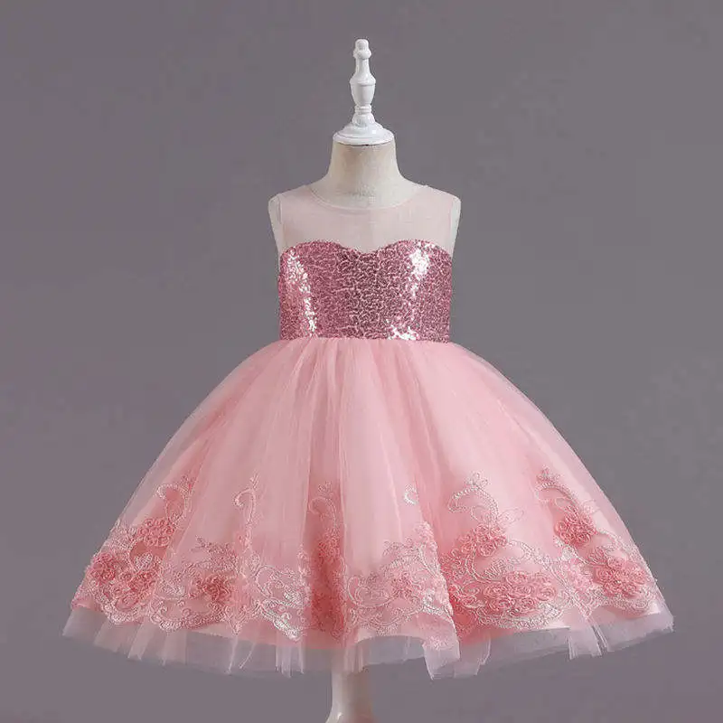 Latest Children Dress Designs Kids Clothes Design Wholesale Wedding Fancy Party Dress For Children